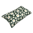 thumbnail image 3 of Disketp Pillow Covers White Daisies And Bee Pattern Throw Pillow Case Cushion Covers,Cushion For Bedroom,Couch,Home-16"X24", 3 of 8