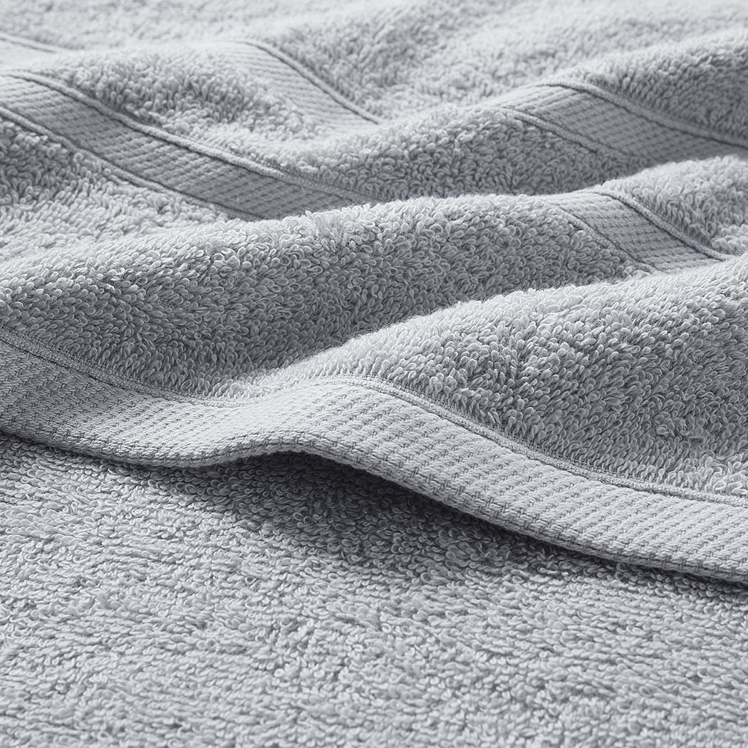 Clorox Bleach Friendly 2 Piece Hand Towel Set, 16 x 26, Light Grey