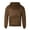 Brown, variant on Dpytoraw Men Solid Color Lamb Wool Double Velvet Hooded Warm And Velvet Sweater Casual Loose Comfortable Trendy Sweater