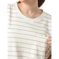 thumbnail image 4 of Time and Tru Womens Pima Cotton Boyfriend T-shirt, 4 of 6