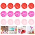 thumbnail image 3 of 15pcs Party Home Decorative Rattan Balls Creative Photo Props (Pink, Rose, Red), 3 of 8