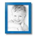 thumbnail image 2 of ArtToFrames 9" x 11" Bright Blue Picture Frame, 9x11 inch Blue Wood Poster Frame (WOM-4751), 2 of 8