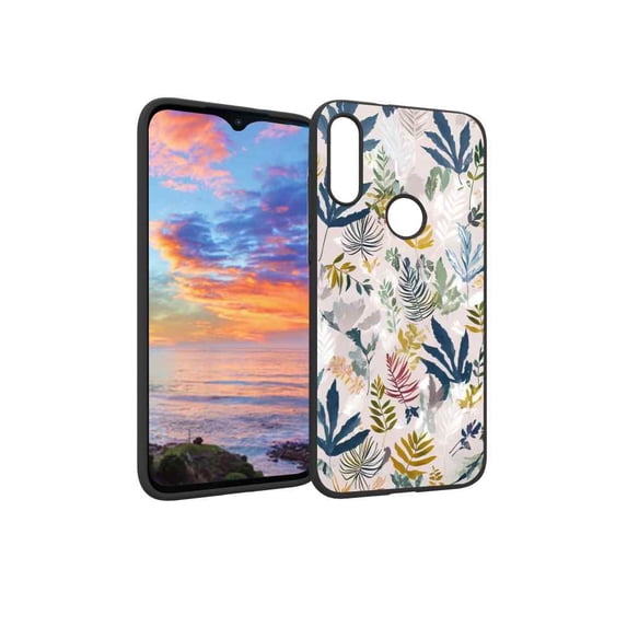 Leaves-171 Phone Case, Degined for Moto E 2020 Case Men Women, Flexible Silicone Shockproof Case for Moto E 2020