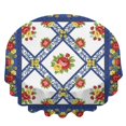 thumbnail image 2 of Pioneer Flower Floral Print Pattern Round Tablecloth 60 X 60 Inch, Wrinkle Resistant Wipeable Table Cloth for Kitchen Dining Picnic Patio Party, 2 of 6