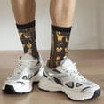 thumbnail image 6 of Picia Ancient Egyptian Hieroglyph Print Athletic Socks for Men & Women – Cushioned Moisture-Wicking Crew Socks for Sports, Running, and Training, Soft & Breathable Size 5-11, 6 of 6