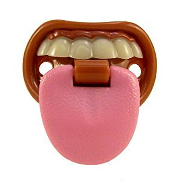 Billy Bob Teeth Baby with Attitude Tongue Novelty Baby Pacifier