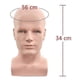 thumbnail image 3 of Male Mannequin Head for Wigs, Hats, Headphones Display Stand - Matte, 3 of 5