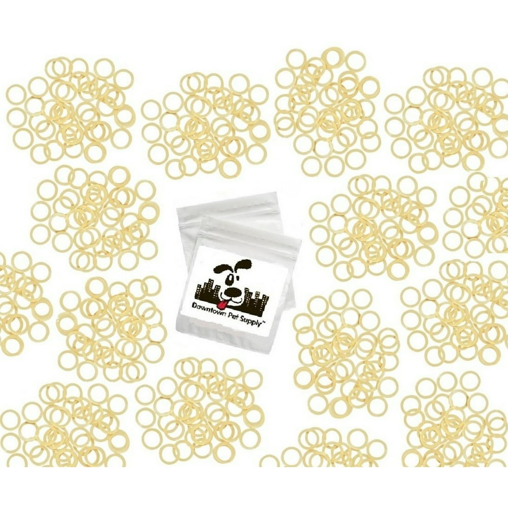 100 Pack Orthodontic Elastics 1/4" (6.4mm), Beige