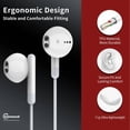 thumbnail image 2 of RHEA- Kimwood Wired Earbuds Professional Sound Quality Ergonomic Design Hd Microphone, 2 of 6