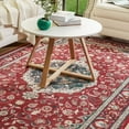 thumbnail image 2 of Junovo Boho Rug Non Slip Bedroom Rug Vintage Area Rugs for Living Room,8'x10',Red, 2 of 7