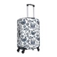 thumbnail image 3 of Uemuo Chicken And Fish Printed Washable Luggage Cover - Fashion Suitcase Protector Fits 18-32 Inch Luggage -Small, 3 of 9