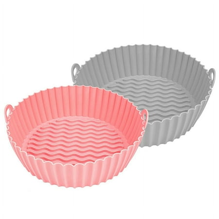 

Symkmb Silicone Air Fryer Liners Air Fryer Pot Basket Non Stick Baking Pan Ovens Air Fryer Accessories Baking Parchment Paper