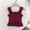 01 Wine, variant on Freshbabe Girls Ruffle Tank Tops, Sleeveless Square Neck Button Down Ribbed Cami, Cute Peplum Hem Tank Top for Summer Casual and Holiday Outfits,Size2-10