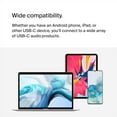 thumbnail image 4 of Belkin Rockstar USB-C Audio + Charge Adapter, Headphone Adapter w/USB-C 60W Power Delivery Fast Charging for iPhone, iPad Pro, Galaxy, Note, Google Pixel, LG G6, Sony Xperia, OnePlus, & More - White, 4 of 6