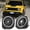 White DRL, variant on 9” Inch Front LED Headlight For Jeep Renegade 2015 2016 2017 2018 2019 2020 2021