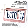 thumbnail image 3 of Aluminum License Plate Frame 2 Pack Car Exterior Accessory Car Tag Holder for Front Rear Plates Cars Decor Valentine's Day Symbol Pattern, 3 of 7