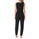 thumbnail image 3 of INSPIRAR CHIC Pijamas de mujer, ropa de estar en casa, camisetas sin mangas de punto con pantalones, conjunto de pijamas L negro, 3 of 6