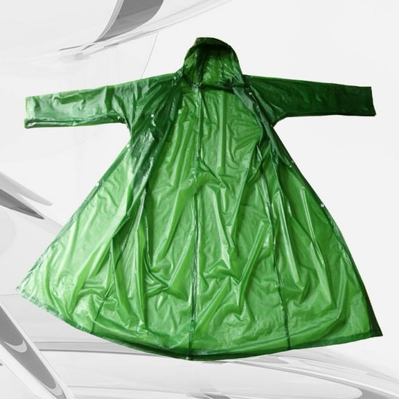 Greenadscape 1Pack Waterproof Rain Poncho Unisex EVA for Women Cycling 4XL