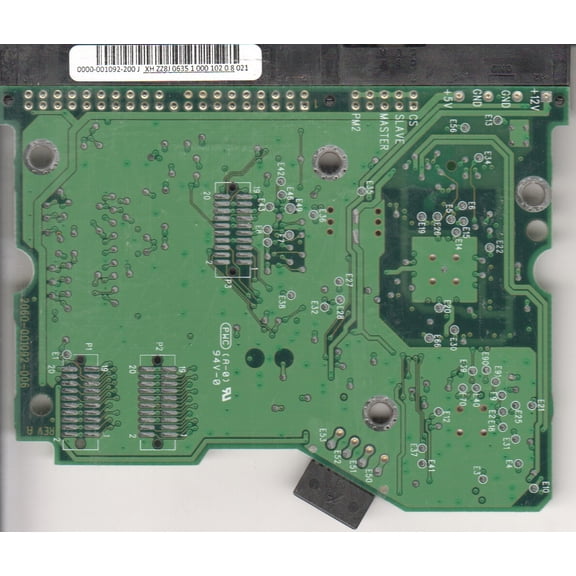WD600BB-00CAA1, 0000 001092-200 J, WD IDE 3.5 PCB