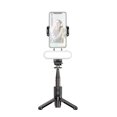 thumbnail image 1 of 27.5-Inch Multi-function Selfie Stick Desktop Tripod Gimbal Stabilizer with Telescoping Rod 6 Sections Anti-Shaking with Phone Clip Detachable Beauty Fill Light & Remote Control Compatible with, 1 of 9