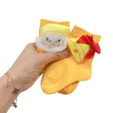 

Baby Socks Fashionable Breathable Christmas Cotton Socks Medium Tube Socks for Girls Boys