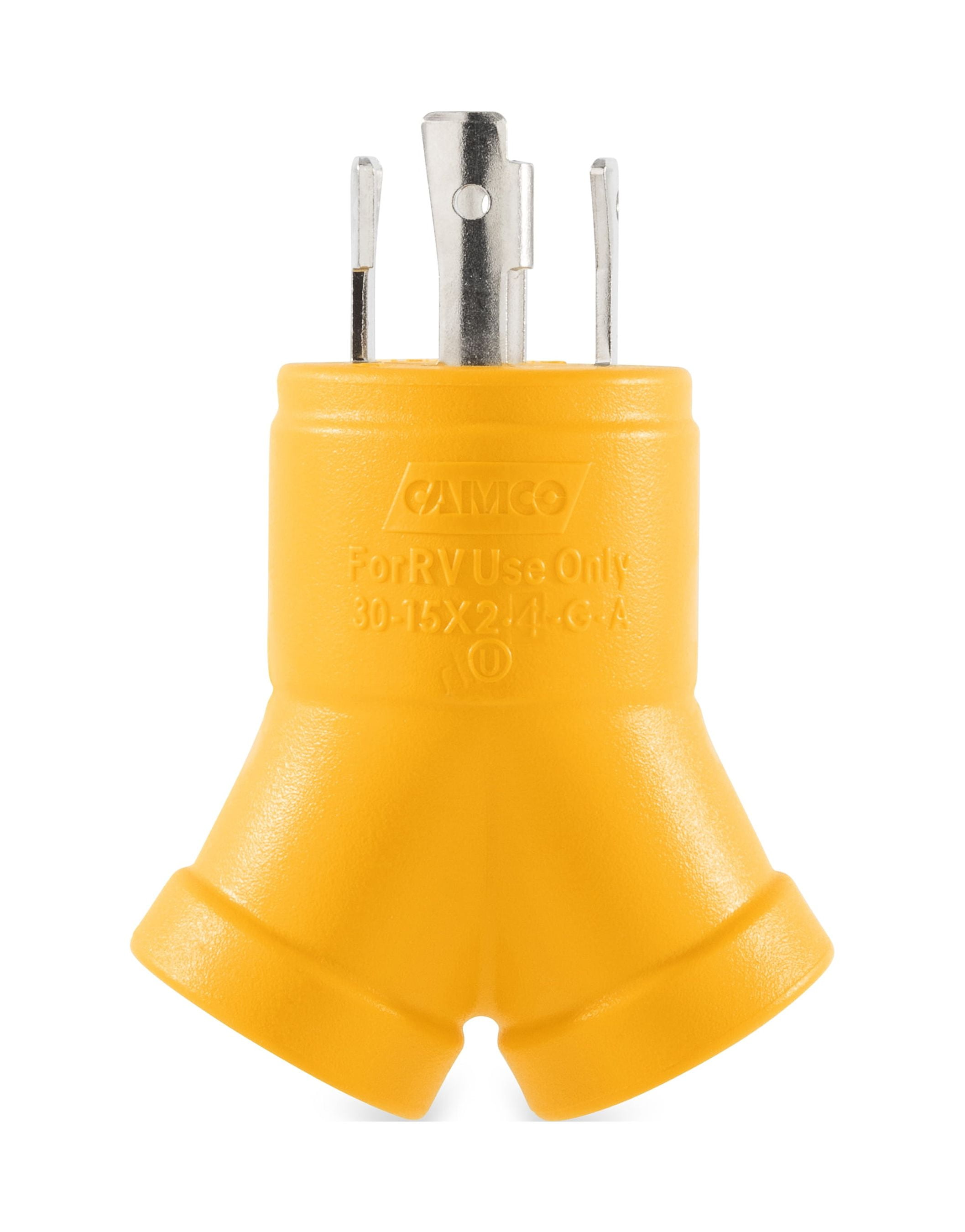 Camco PowerGrip Camper/RV 4-Prong Generator Adapter (55438)
