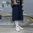 thumbnail image 2 of JHLZHS Men Compression Shorts Denim Shorts Summer Shorts Wide Shorts Jeans Jeans Shorts the Most Fashionable the Most Fashionable Light Stretch Shorts Jeans Men's Shorts Summer Shorts Style Three, 2 of 9