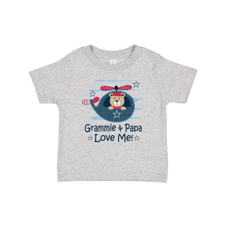 

Inktastic Grammie and Papa Love Me Grandson Gift Baby Boy T-Shirt