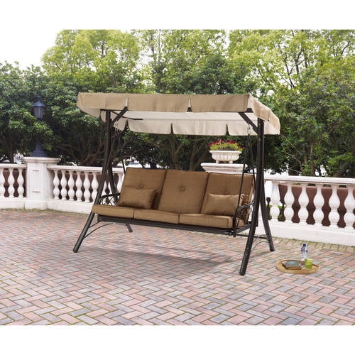 Mainstays Lawson Ridge Converting Outdoor Swing/Hammock, Seats 3