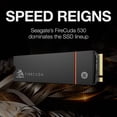 thumbnail image 2 of Seagate FireCuda 530 ZP500GM3A023 500 GB Solid State Drive - M.2 2280 Internal - PCI Express NVMe (PCI Express NVMe 4.0 x4), 2 of 7