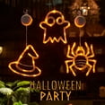 thumbnail image 5 of Halloween Lights, LED Suction Cup Window Decorations, Outdoor Indoor Party String Lights for Festival Pumpkin Porch Night Decor, 5 of 9