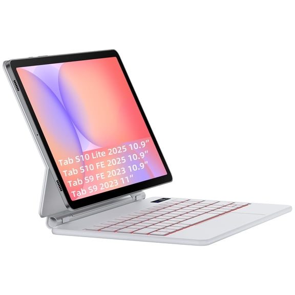 Funda de teclado JUQITECH para Samsung Tab S10 Lite S10 FE 10.9"