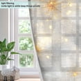 thumbnail image 4 of Gold Light Flowers Blackout Curtains 63 inch Length 2 Panels Window Decoration Curtains for Bedroom Living Room, 4 of 6