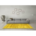 thumbnail image 3 of Ahgly Company Indoor Rectangle Persian Yellow Traditional Area Rugs, 8' x 10', 3 of 4