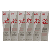 6 Pack Wella Color Charm Permanent Gel Hair Color 7W Caramel - 2 oz