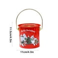 thumbnail image 4 of KOYPTL Christmas Eve Storage Box with Handle,Xtmas Case Packaging Box Column Container with Lid for Cookie Candy Treats Fruit Gifts Storage for Christmas Holiday Parties Birthday-Seasonal Design, 4 of 5