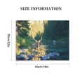thumbnail image 3 of Orinice Lone Deer In Montana Forest Along Flowing Stream Nature Photograph 16x12in, 3 of 6