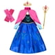 thumbnail image 1 of Vestidos de princesa Elsa Anna de Disney, vestido de malla con lentejuelas para niñas, disfraces de Reina de la nieve de Frozen, vestidos de fiesta de cumpleaños y Carnaval, 1 of 5