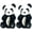 Panda Hugs, variant on Kids' Fuzzy Animal Slippers, Slip-Resistant House Shoes, Dusty the Sloth, Sizes 1-4