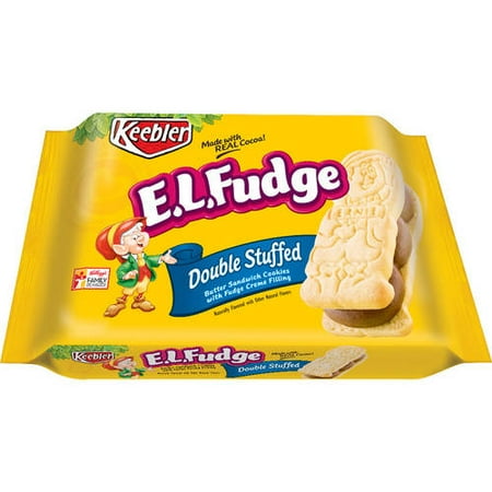 (2 Pack) Keebler E.L. Fudge Elfwich Cookies, Double Stuffed Original, 12 (Best Fudge Shops In America)