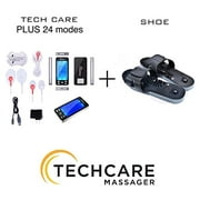 LifeTime Warranty Nano TENS Device Massager Unit Plus 24 Modes with Shoes Dual Channel Portable Full Body Handheld Impulse Electronic Pulse Electrotherapy Pain Management Relief...
