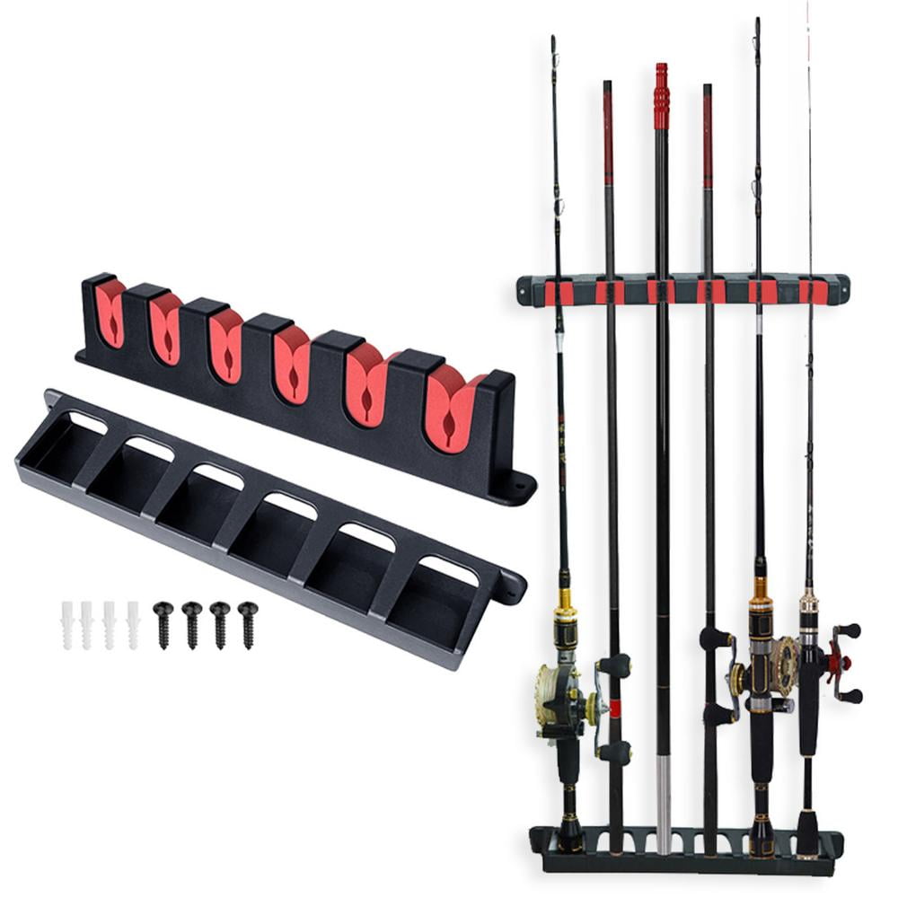 Leking Vertical Fishing Rod Holder Durable Racks Easy to Install