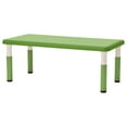 thumbnail image 1 of 24in x 48in Rectangle Resin Table - Grassy Green, 1 of 14