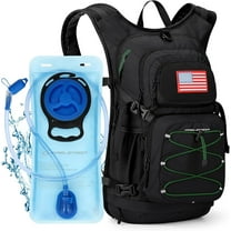Maelstrom Hydration Backpack, Hiking Backpack with 2L/3L Water Bladder, High Flow Bite Valve Water Backpack Lightweight