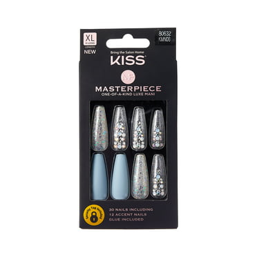 KISS Everlasting French® Square Nail Kit - Medium - Walmart.com