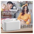 0.8 Quart Ice Cream Maker Machine with Compressor,3 Modes Automatic