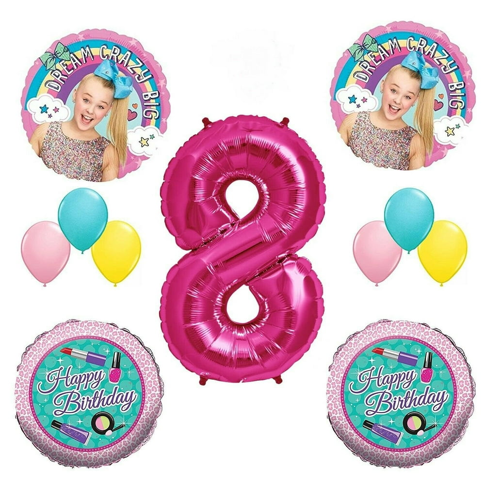 Jojo Siwa 8th Birthday Party Balloons Decorations Supplies Bow Eighth