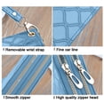 thumbnail image 3 of Porte-monnaie à Double Fermeture Éclair pour Femme, long Porte-Monnaie à Pince, Double Couche, Grande Capacité, Sac à Main, 3 of 6