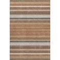 thumbnail image 2 of Addison Rugs Mayfield Premium Machine Washable Transitional Stripes Paprika Rectangle Rug, 8' x 10', 2 of 6