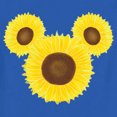 thumbnail image 2 of Toddler's Mickey & Friends Sunflower Silhouette Logo  Graphic Tee Royal Blue 2T, 2 of 3